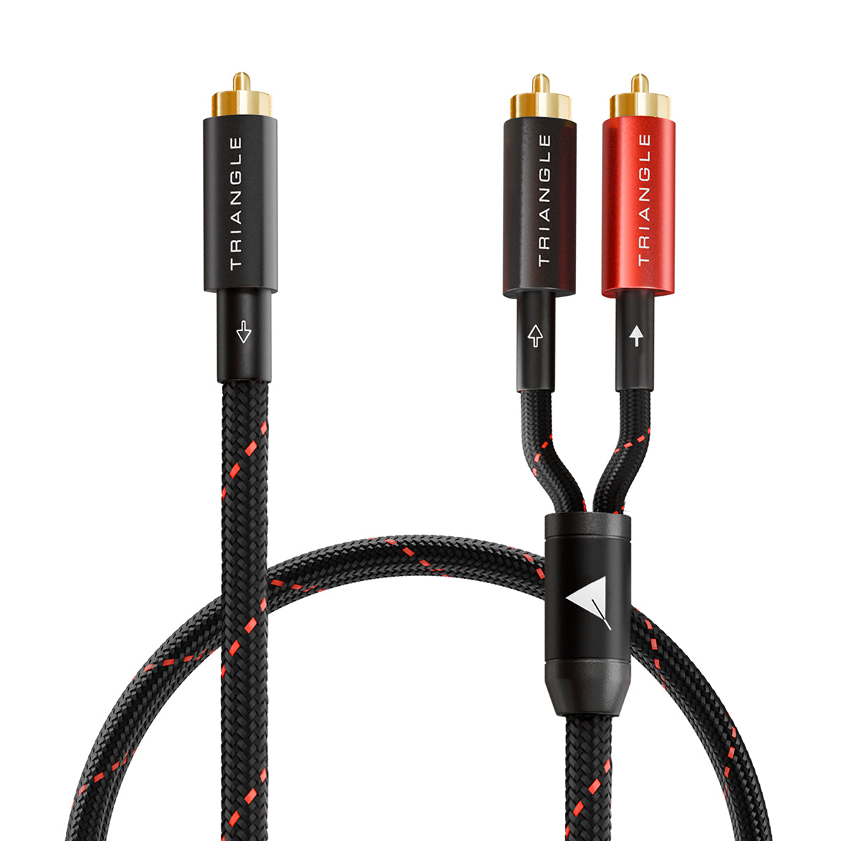 triangle cable RCA Y RCA subwoofer RCA caisson de grave caisson de basses cable RCA Y cable SUB RED serie pictures packshot details 01